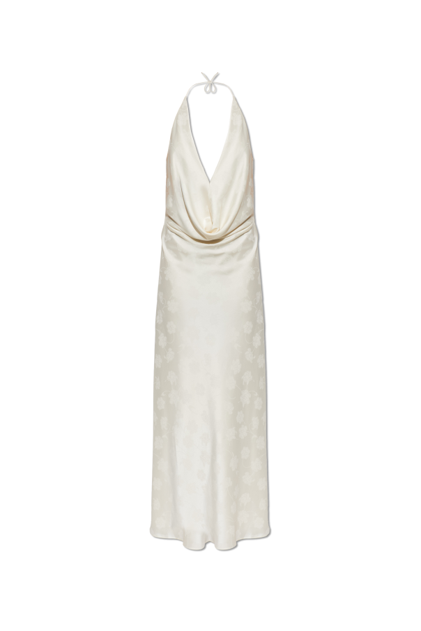 Satin dress with floral motif od ROTATE