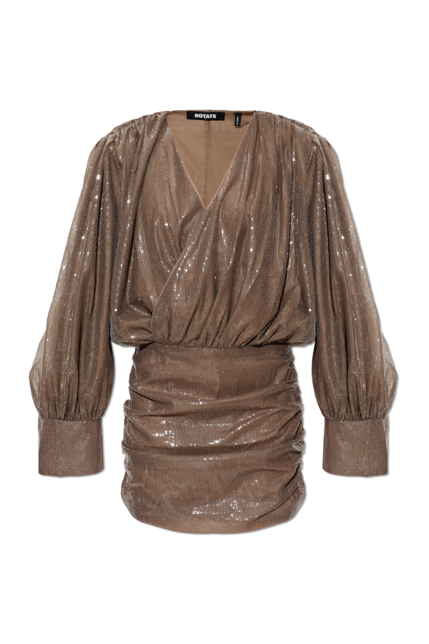 Sequin dress with long sleeves od ROTATE