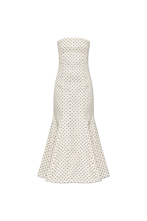 Satin off-shoulder dress od ROTATE