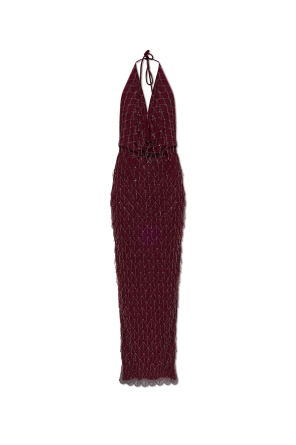 Dress with open back