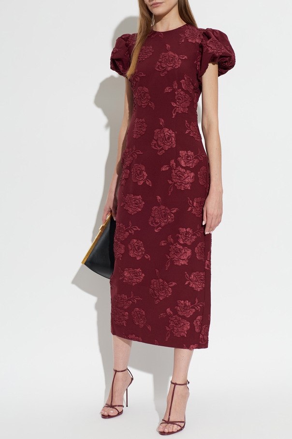 ROTATE Vestido con motivo floral