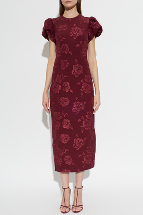 ROTATE Vestido con motivo floral