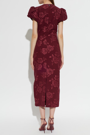 ROTATE Vestido con motivo floral