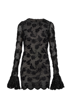 Floral motif dress