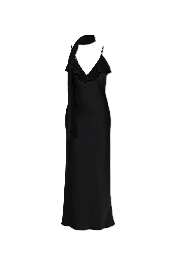 Satin dress with shawl od ROTATE