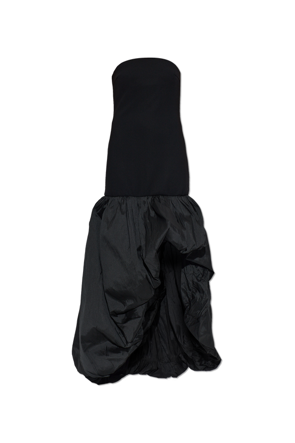 Asymmetrical dress with bare shoulders od ROTATE