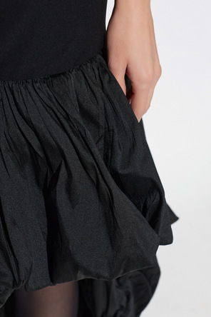 ROTATE Vestido asimétrico con hombros descubiertos