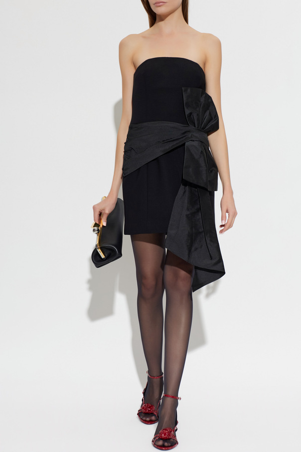 ROTATE Vestido corto con hombros descubiertos
