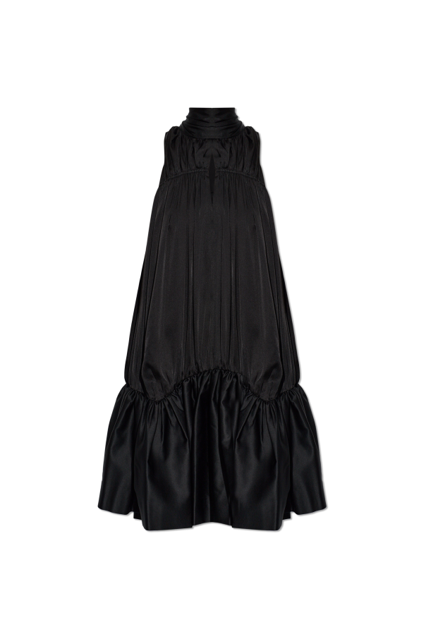Asymmetrical dress with scarf od ROTATE