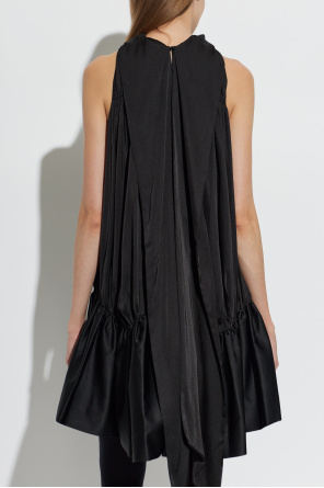 ROTATE Asymmetrisches Kleid mit Schal