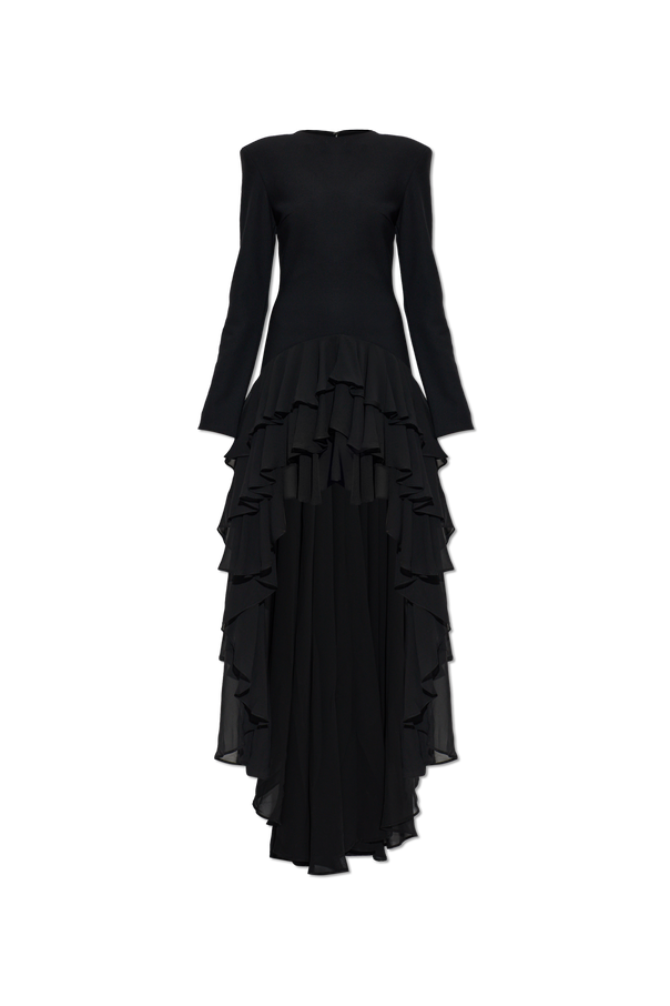 Asymmetrical dress with ruffles od ROTATE