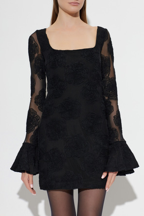 ROTATE Vestido con motivo floral