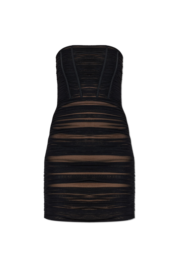 ROTATE Strapless mini dress