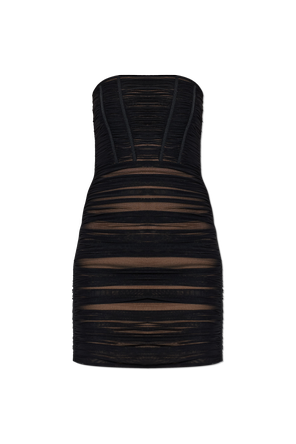 Strapless mini dress
