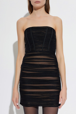 ROTATE Strapless mini dress