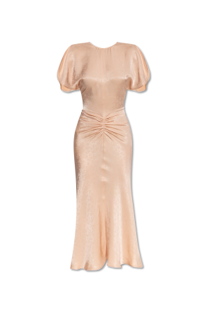 Dress with decorative sleeves