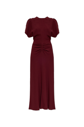 Dress with waist draping