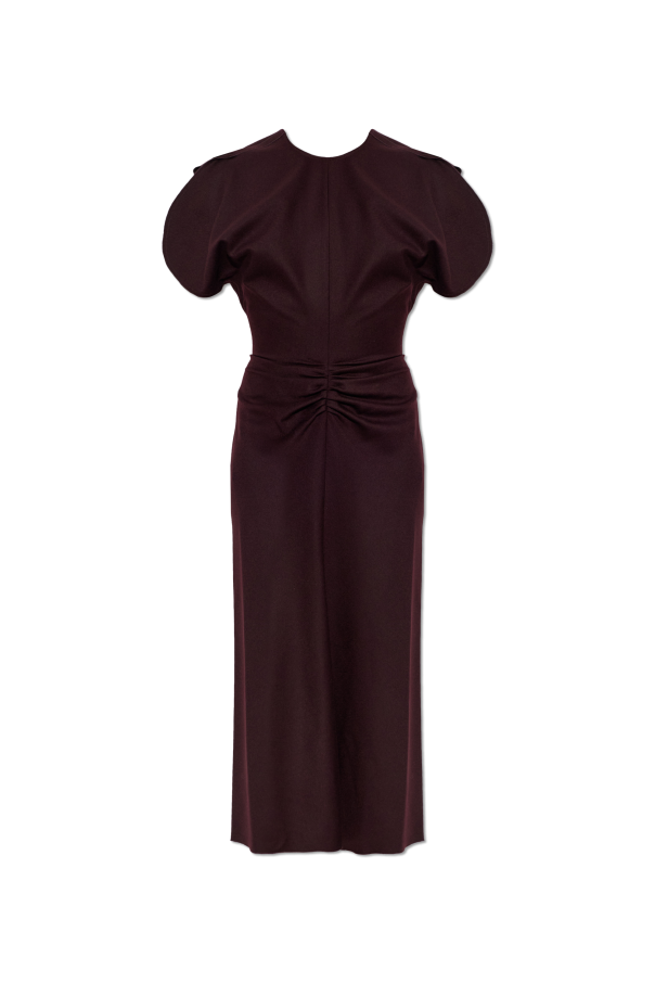 Wool dress with draping od Victoria Beckham