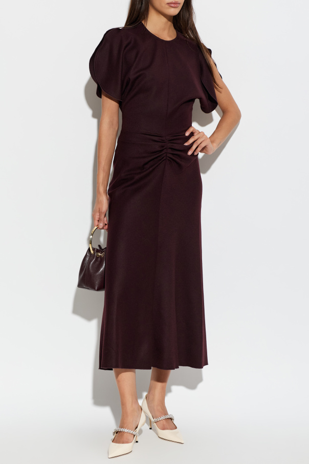 Victoria Beckham Wool dress with draping
