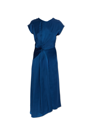 Asymmetrisches Kleid mit Drapierung