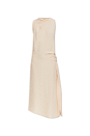 Asymmetrical floral dress