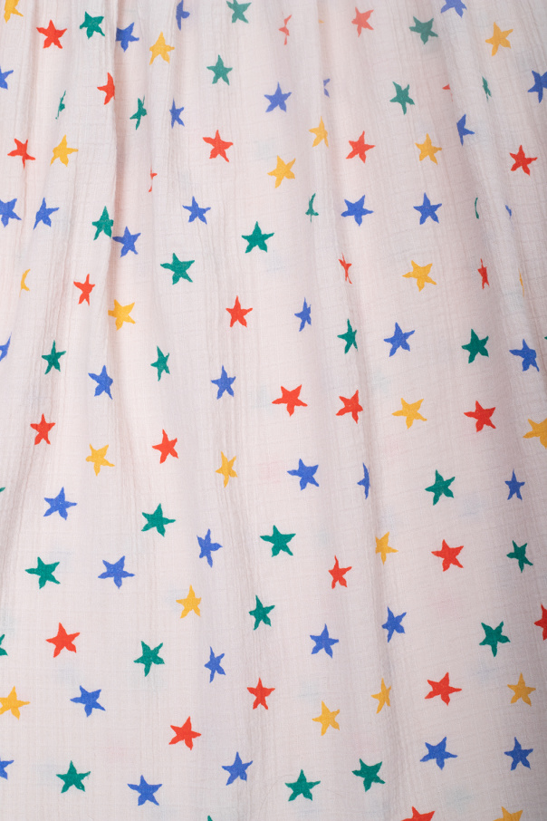 Bobo Choses Halter dress with motif of stars