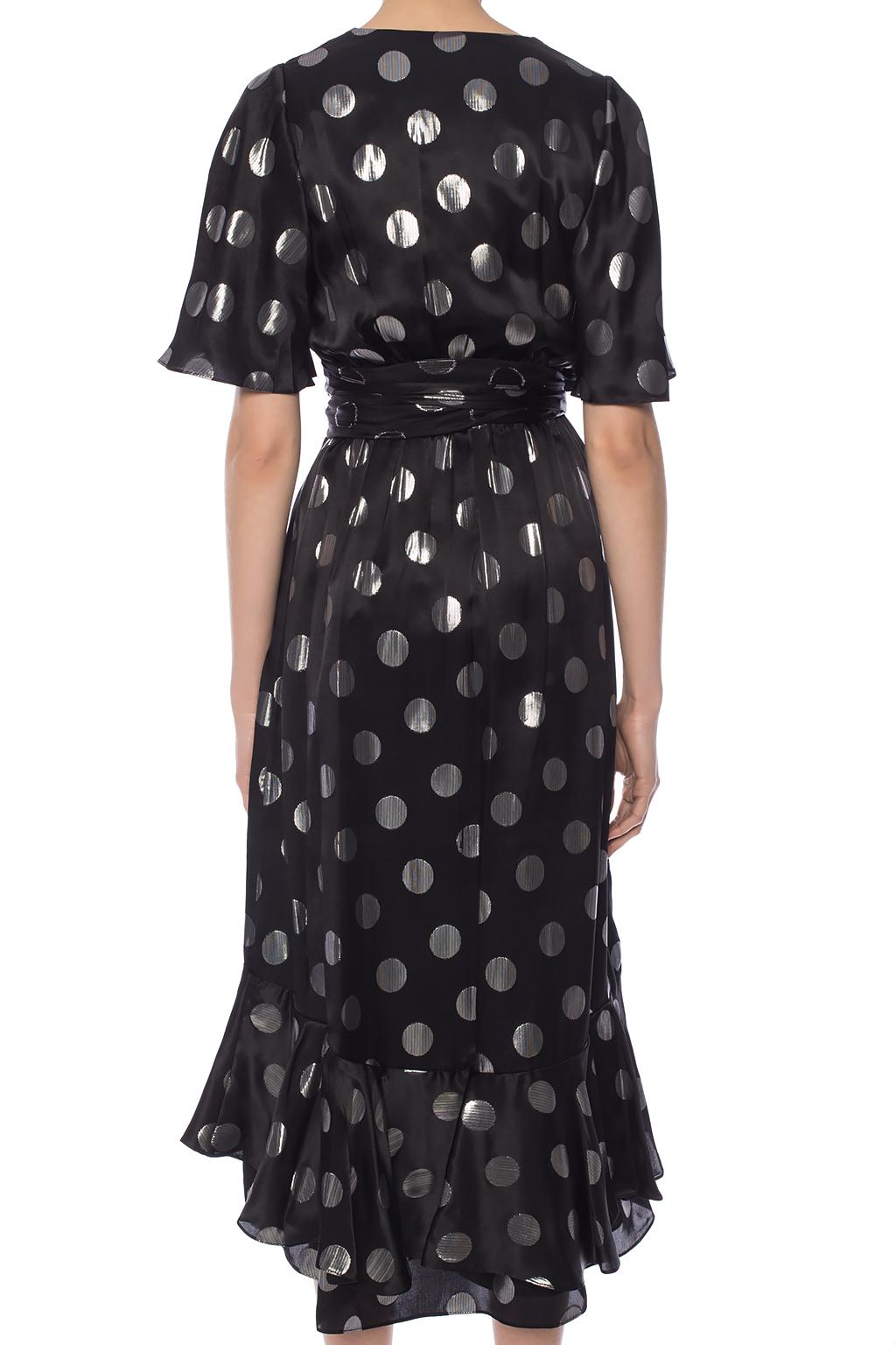 sareth dot wrap dress
