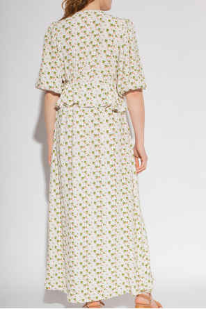 Notes Du Nord ‘Cecilia’ patterned crossover dress