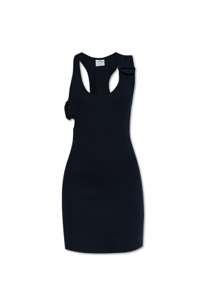 Ribbed strap dress