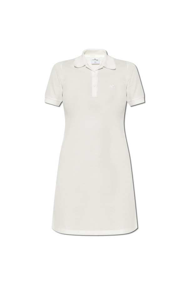 Courrèges Kleid mit Kragen