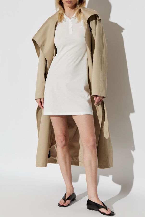 Courrèges Kleid mit Kragen