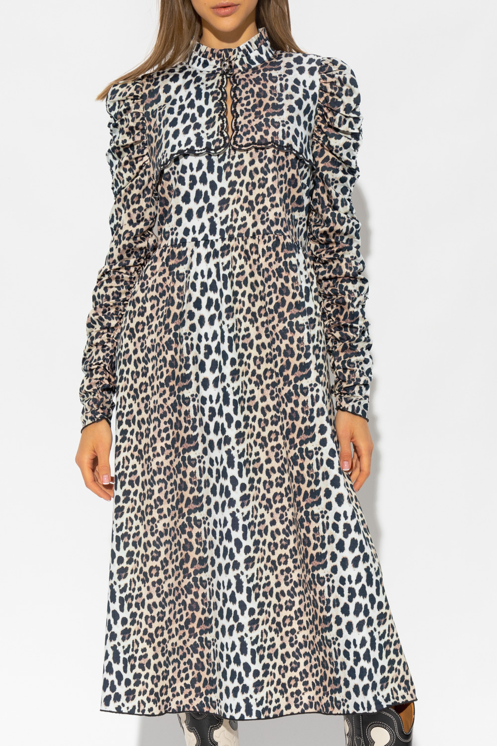 Notes Du Nord ‘Emily’ dress with animal motif