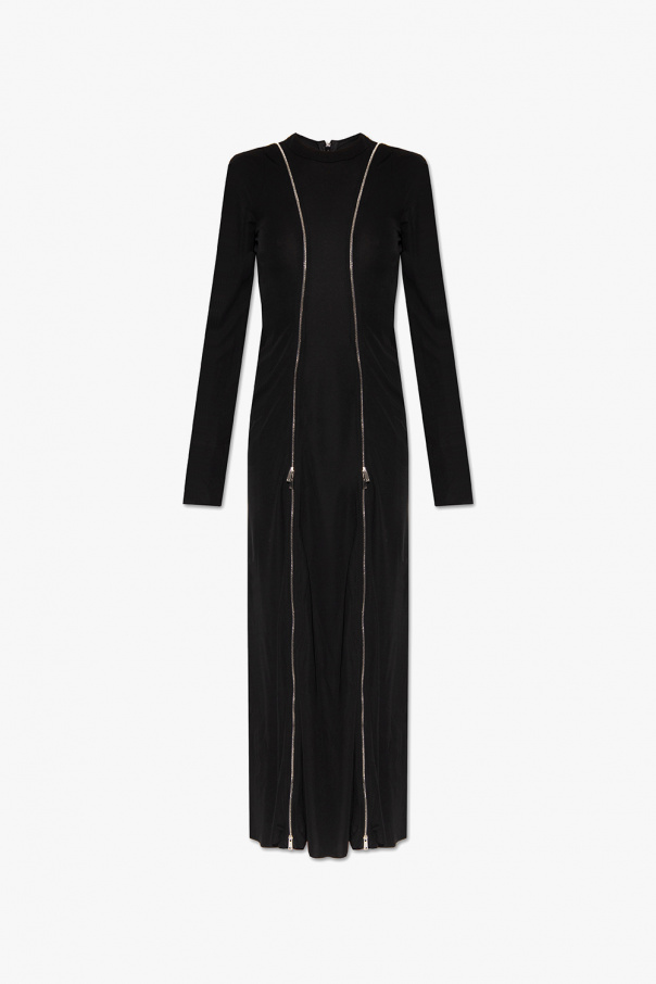 Victoria Beckham Bodycon Ruch dress with zippers
