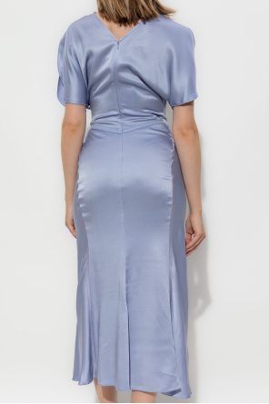Victoria Beckham Sukienka z drapowaniem w talii