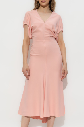 Victoria Beckham Asymmetrical dress with V-neckline