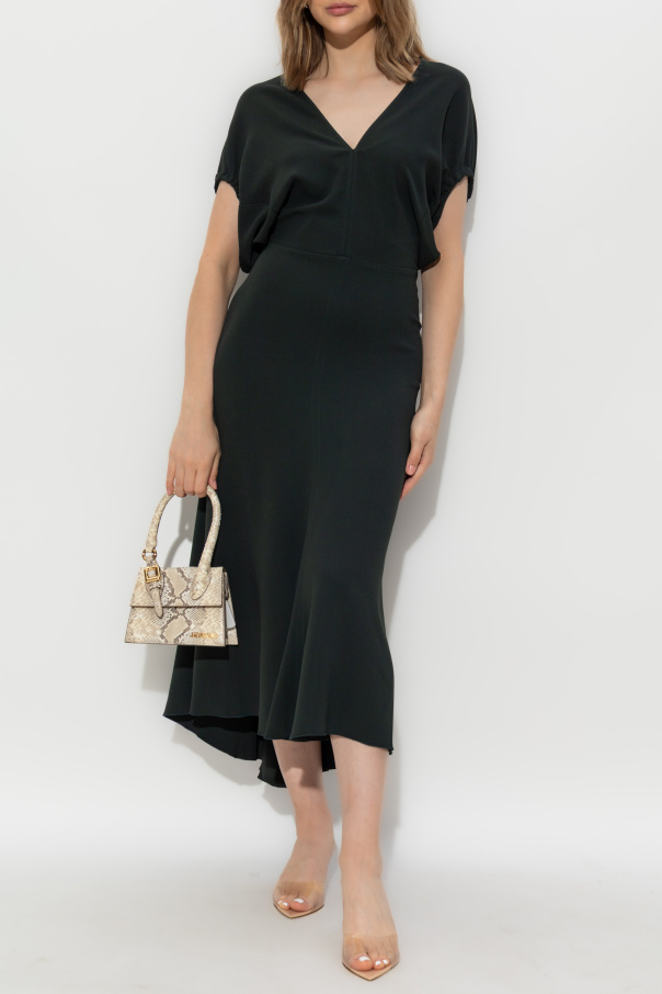 Victoria Beckham Asymmetric dress with a V-neckline