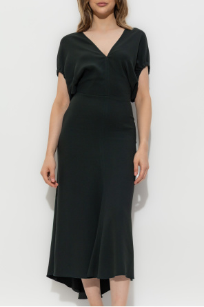 Victoria Beckham Asymmetric dress with a V-neckline