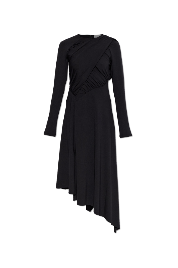 Asymmetrical dress with draping od Victoria Beckham