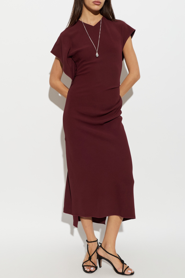 Victoria Beckham Sukienka z drapowaniem w talii