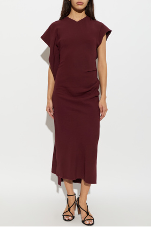 Victoria Beckham Sukienka z drapowaniem w talii
