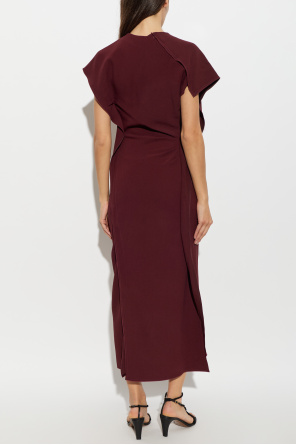 Victoria Beckham Sukienka z drapowaniem w talii