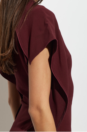 Victoria Beckham Sukienka z drapowaniem w talii