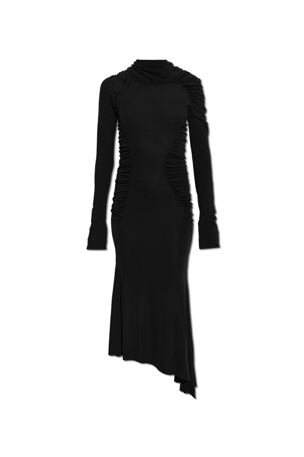 Asymmetrical dress with draping od Victoria Beckham