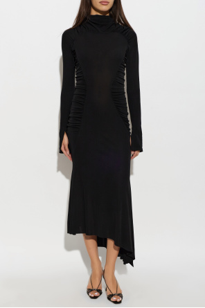 Victoria Beckham Asymetryczna sukienka z drapowaniem