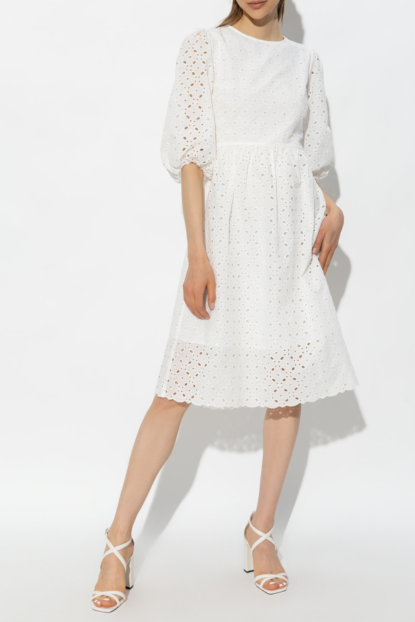 Notes Du Nord ‘Honey’ dress with broderie anglaise