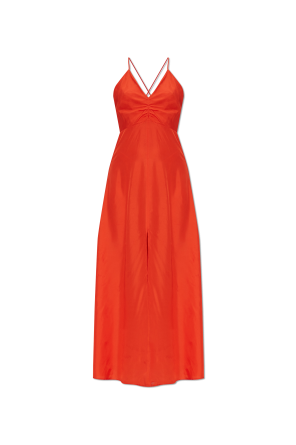 Silk spaghetti strap dress
