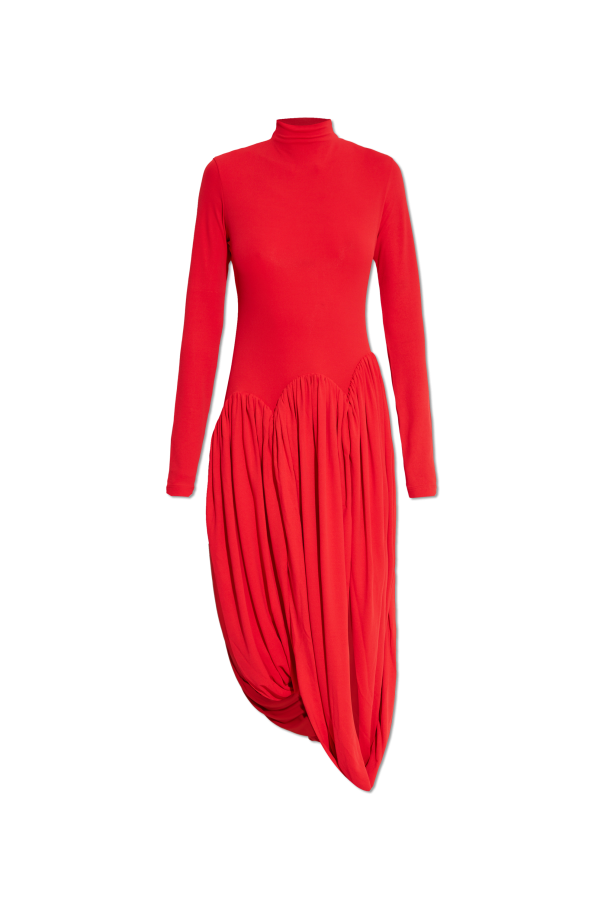 FERRAGAMO Dress with stand-up collar