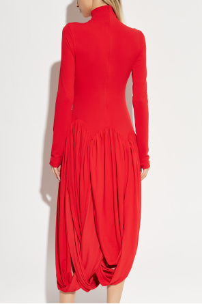 FERRAGAMO Dress with stand-up collar