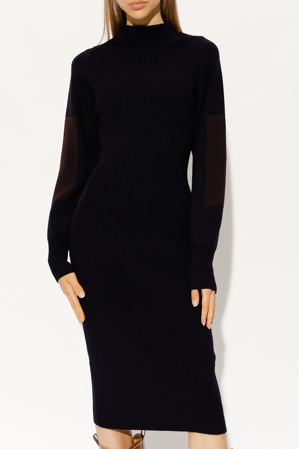 Victoria Beckham Icon Clash Short-Sleeve Dress