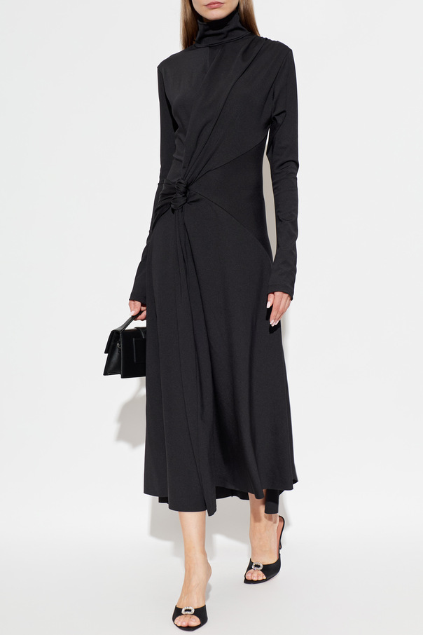 Victoria Beckham Asymmetrical dress with a turtleneck
